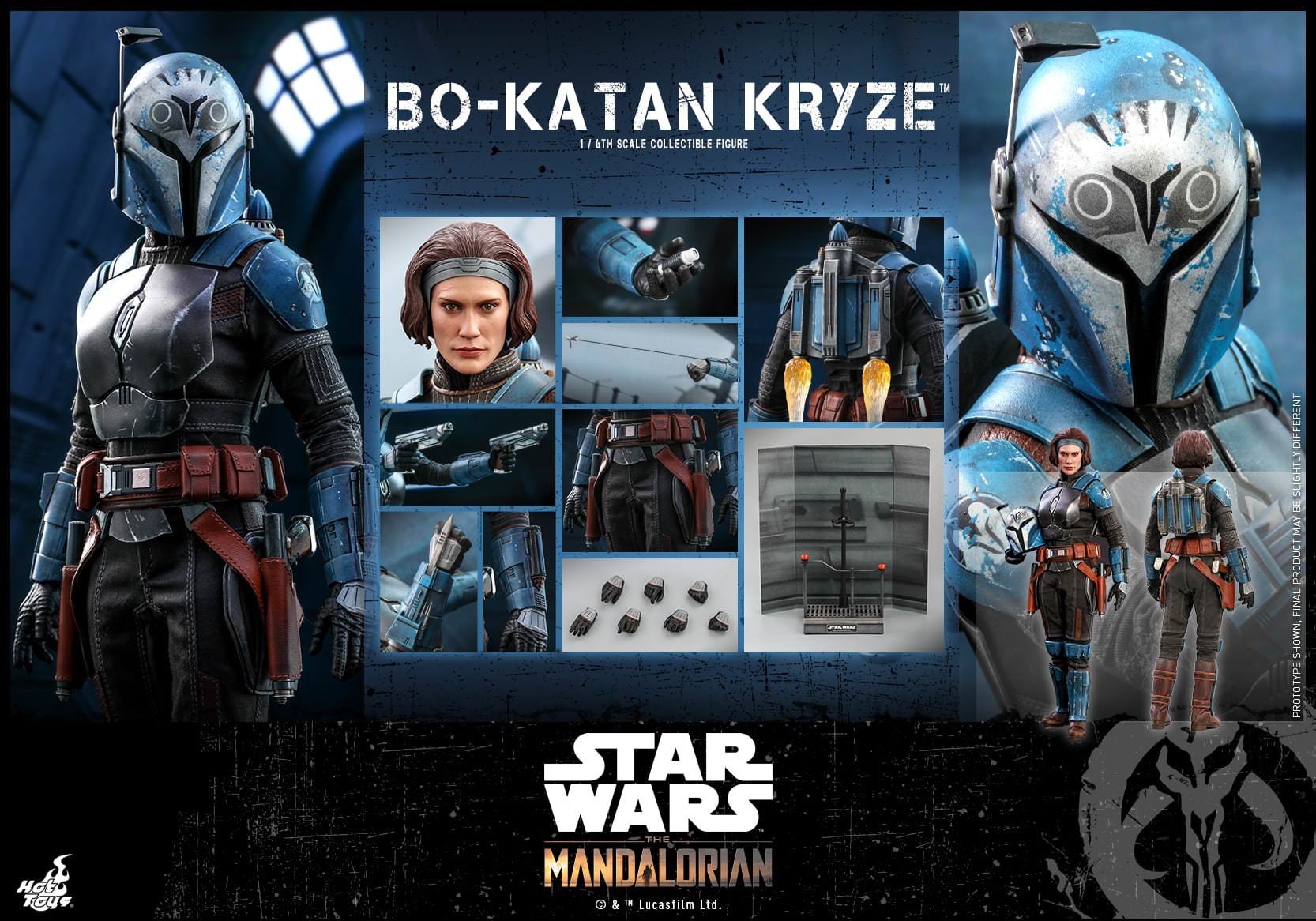  HOT TOYS TMS 35 THE MANDALORIAN - BO-KATAN KRYZE