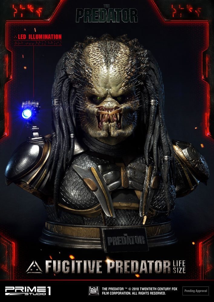 Predator 2018 Bust 1/1 Fugitive Predator 76 cm